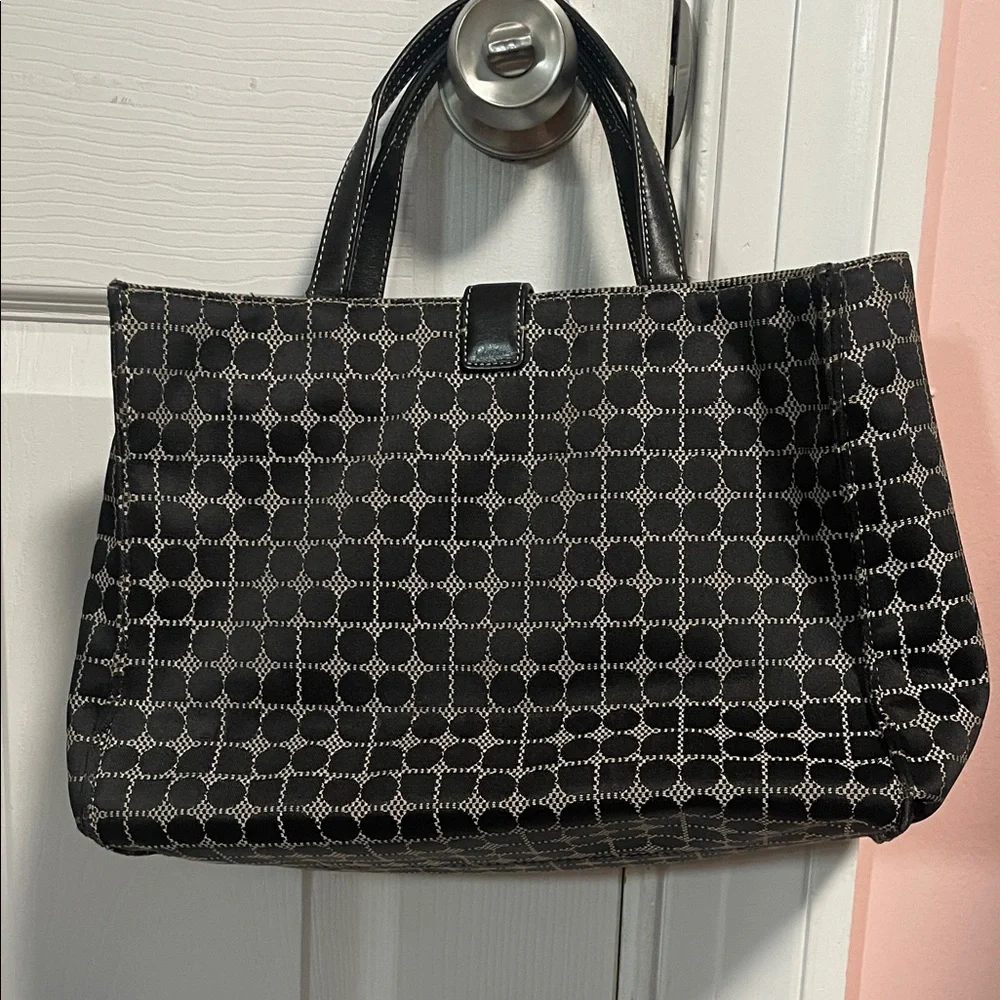 Black Patterned Tote Bag - Everyday Carry Kate Spade